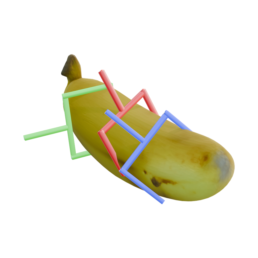 Single-object object reconstruction render